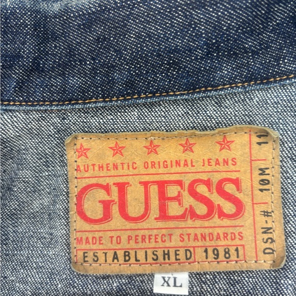 Men Guess Denim Jacket - Picture 13 of 13